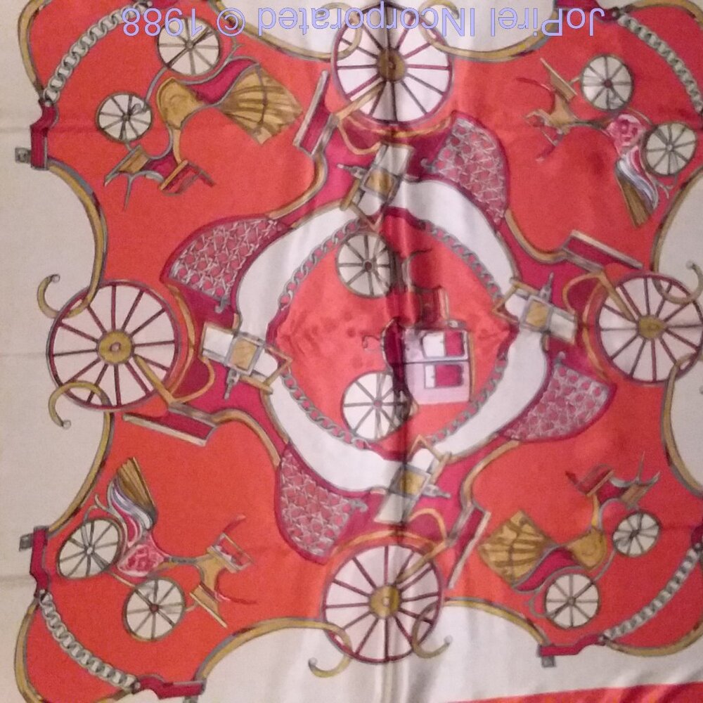 Designer Model T Carriage scarf